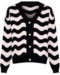 INGMARSON - Waves Cardigan Wool & Cashmere - Lyst