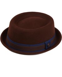 Dasmarca Hats - Leo Felt Skimpy Brim Short Brim Rude Boy Mod Style Porkpie Hat - Lyst
