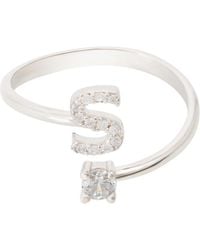 LÁTELITA London - Initial Ring S - Lyst