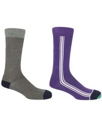 Peper Harow - Made in England - Lux Taylor & Andover Socks Two Pack - Lyst