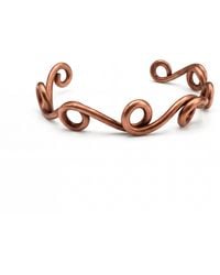 Anatoliacraft - Copper Twisted Cuff Bracelet – Handmade Sculptural Open Bangle - Lyst