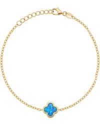 LÁTELITA London - Flower Clover Opal Bracelet - Lyst