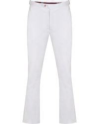 DAVID WEJ - Paco Loose Fit Chinos Trouser With Side Adjusters - Lyst
