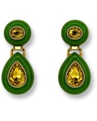 Michael Nash Jewelry - Lena Resin And Light Topaz Earrings - Lyst