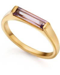 Preeti Sandhu - 14K Plated Slim Stacking Ring - Lyst