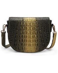Mkf Collection - J'omor - Amalia Croc-Embossed Crossbody Bag - Lyst