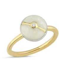 Ecce | Artisan Diamonds - Enamelled Mini Multi Diamond Buttons 14K Ring - Lyst