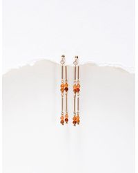 Inari Jewellery - Bamboo Vine Earrings Opal - Lyst