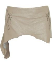 Paloma Lira - Neutrals Scars Skirt - Lyst