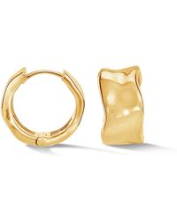 Dower & Hall - Wide Waterfall Hoop - Lyst