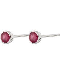 Lily Charmed - July Birthstone Earrings - Lyst
