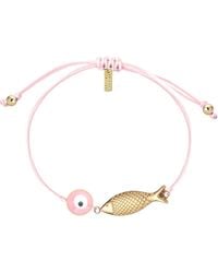 Adriana Pappas Designs - Fisheye Cord Bracelet - Lyst