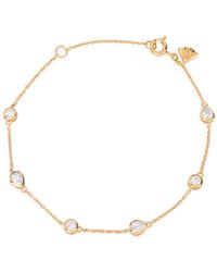 Augustine Jewels - Diamond By The Yard Pear And Round Shaped Diamond Bracelet - Lyst