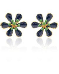 Milou Jewelry - Scarlet Flower Earrings - Lyst