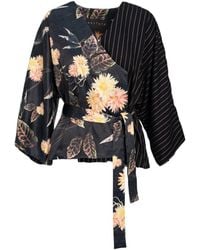 ARTISTA - Balance Floral Wrap Kimono - Lyst