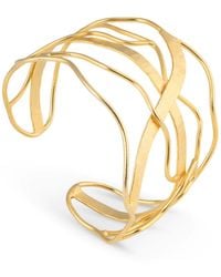 Meraki by Rashmi Bajaj - Liquid Plated Cuff Bracelet - Lyst