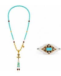 Ormiro - Dakini Necklace & Ring Set - Lyst