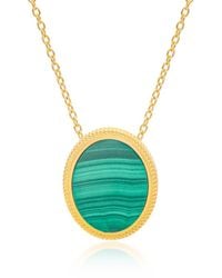 Preeti Sandhu - Ara Woven Oval Pendant Chain - Lyst
