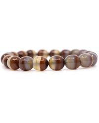 Shar Oke - Banded Agate Beaded Bracelet - Lyst