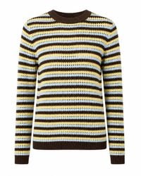 Mind Traveler - Open-Knit Striped Jumper - Lyst