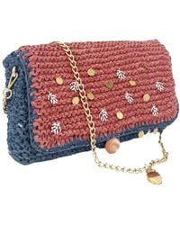 Hilo De Mar - La Toja Hand Knitted Bag With Charms - Lyst