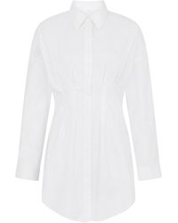 Sour Figs - Oversized Button-Front Mini Shirt Dress - Lyst
