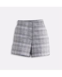 REISTOR - Cotton Tweed Shorts - Lyst