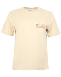 blonde gone rogue - Neutrals Roller Coaster Graphic Print T-Shirt, Organic Cotton - Lyst