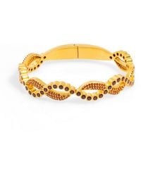 Ebru Jewelry - Modern Style Carnelian Gemstone & Bangle Bracelet - Lyst