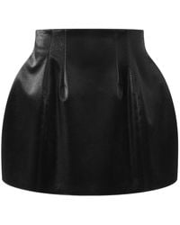 Zetaye - Kadence Faux Leather Mini Skirt - Lyst