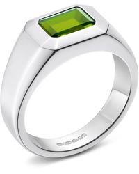 Rahul Patel Collection - Linea Signet Ring With Peridot - Lyst