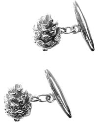 Lee Renee - Baby Pine Cone Cufflinks - Lyst