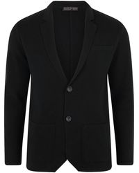 Paul James Knitwear - Lightweight Cotton Corneliuss Formal Knitted Blazer - Lyst