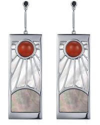 Azura Jewelry New York - Demon Slayer Hanafuda Earrings Vermeil - Lyst
