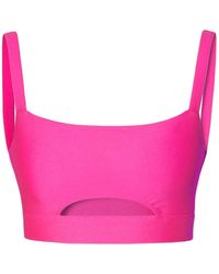 AGGI - Joy Plastic Pink Top - Lyst