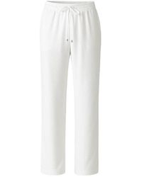 Conquista - Neutrals Long Wide Leg Pants - Lyst