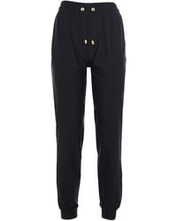 ANTONINIAS - Elegant Sweat Pants With Golden Details - Lyst