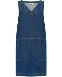 Sugarhill - Cecil Tunic Dress Mid Denim - Lyst