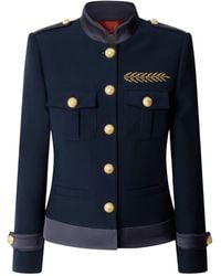 The Extreme Collection - Military Jacket With Embroidery - Lyst