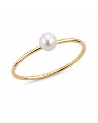 Agora Jewellery - Perla 14K Pearl Ring - Lyst