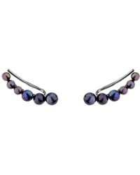 SALLY SKOUFIS - Luna Ear Climber With Natural Pearl - Lyst