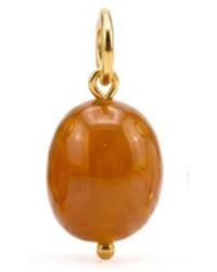 Jaredjamin - Carnelian Pebble Necklace Pendant Charm - Lyst