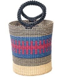ORTUS - Naa Straw Bucket Bag - Lyst