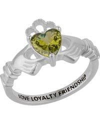 Spero London - Sterling Irish Mystic Claddagh Ring - Lyst