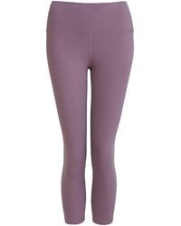 Perky Peach - Move More Mauve Capri Leggings - Lyst
