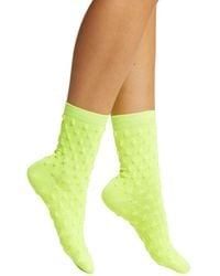 HIGH HEEL JUNGLE by KATHRYN EISMAN - Waffle Combed Cotton Socks - Lyst