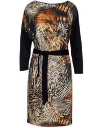Conquista - Animal Print Dress - Lyst