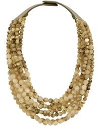 Fairchild Baldwin - Neutrals Helena Marble Khaki Necklace - Lyst