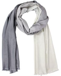 Saachi - Cashmere Silk Scarf Ombre - Lyst