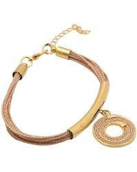 Nart Nature Making Art - The Spiral Pendant Buriti Natural Fiber Bracelet - Lyst